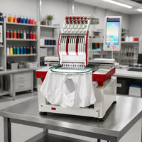 Machine à broder avec une capacité de 5 millions de points, machine à broder informatisée pour motifs complexes