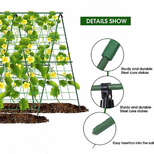48 "H x 48" L dưa chuột <span class=keywords><strong>trellis</strong></span> cho lớn lên giường có thể điều chỉnh vườn <span class=keywords><strong>trellis</strong></span> với leo Net - Product Image 4