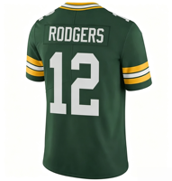 Jahitan Berkualitas Terbaik Dapat Disesuaikan # 1PARSONS # 11 REED # 10 CINTA # 12 RODGERS Jersey Sepak Bola Amerika
