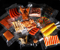 Kemasan Vakum Segel Berjendela Mylar Custom Print Grosir Pabrik, Dapat Digunakan di Microwave, Untuk Makanan Hewan Peliharaan Cair, Sushi, Susu, Kaleng