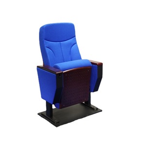 เก้าอี้โรงละครมานวาเอ็กซ์โป รุ่น HB670 สีฟ้าอะซิด พร้อมที่วางแขน สำหรับหอประชุมและห้องบรรยาย - Product Image 4