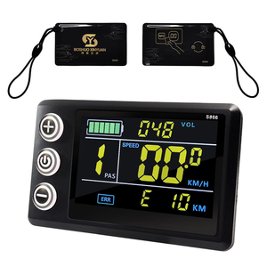 Pantalla LCD para Bicicleta Eléctrica, 24V 36V 48V 60V NFC S866, Pantalla a Color <span class=keywords><strong>VA</strong></span>, Montaje Central, Resistente al Agua IPX6, Panel para Manillar <span class=keywords><strong>de</strong></span> 22.2mm - Product Image 4