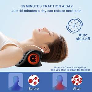 Masseur de cou Eveekon <span class=keywords><strong>2026</strong></span> 360 °   Oreiller de massage du cou à télécommande avec étirement multidirectionnel, 3 modes de chaleur et 3 modes de vibration - Product Image 5