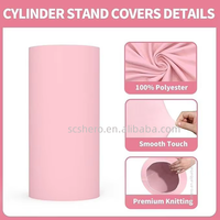Housses et supports pour cylindres décoratifs multicolores en PU, style moderne, haute qualité, pour la décoration de tables de desserts lors de fêtes, anniversaires et mariages