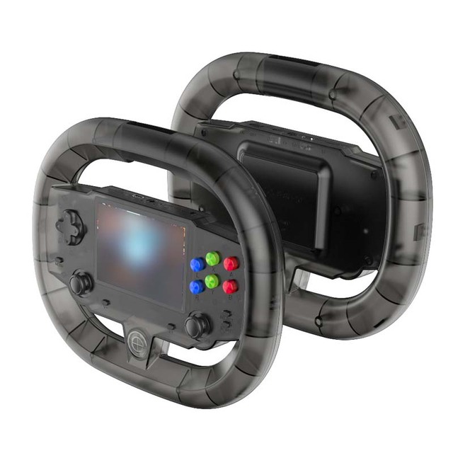 Customized SU-10  Handheld Game Console Steering Wheel Design 3.5 Inch HD Screen Classic Retro Game Console