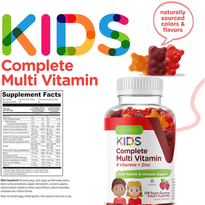 OEM etiqueta privada al por mayor precio alimentos Enfants multivitamina gomitas buen gusto Enfants vitaminas para el desarrollo de la salud general - Product Image 2