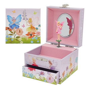 Boîte à bijoux musicale Jakos Fairy - Cadeau idéal pour <span class=keywords><strong>les</strong></span> anniversaires, Noël et <span class=keywords><strong>les</strong></span> fêtes des filles - Boîte à musique pour enfants - Product Image 1