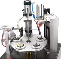 Machine de scellage rotative automatique pour petits pots de thé avec film et scellage sous vide pour l'emballage des boissons