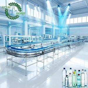 Usine complète d'embouteillage d'eau potable CGF50-50-15 24000BPH avec souffleur RO et étiqueteuse 3-en-1 OPP pour bouteilles PET - Product Image 1