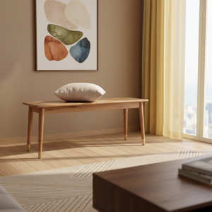 <span class=keywords><strong>Banc</strong></span> long convertible <span class=keywords><strong>en</strong></span> <span class=keywords><strong>bois</strong></span> massif, style moderne et simple, pour salle à manger, chambre ou <span class=keywords><strong>entrée</strong></span>, <span class=keywords><strong>en</strong></span> chêne - Product Image 3