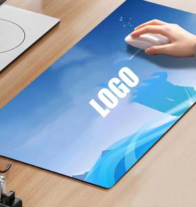 Alfombrilla de Ratón de Silicona de Marca, Moderna, Extendida, Azul, con Logotipo Personalizado, para Escritorios de Juegos, Configuraciones de Oficina, Promociones Corporativas - Product Image 3