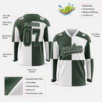 Maillot de hockey sur glace personnalisé par sublimation pour joueurs adultes et jeunes, entraînement et matchs, commandes en gros pour équipes