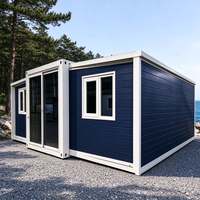 Maison conteneur extensible de luxe 20, 30 ou 40 pieds, étanche, maison préfabriquée moderne, cabane standard, chalet de plage, maisonnette