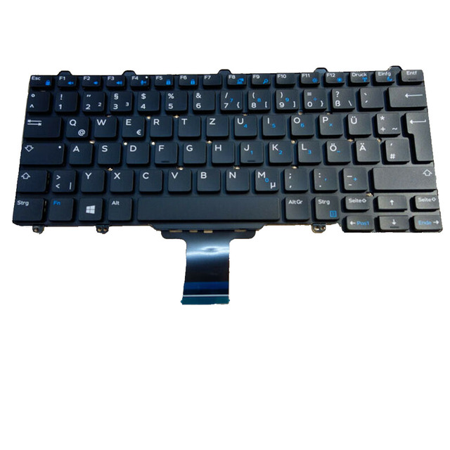 Black Uk English Keyboard for Dell Latitude 3340 E5450 E7450 5450 7450 3350 Laptop Parts 094F68 Keyboard Replacement