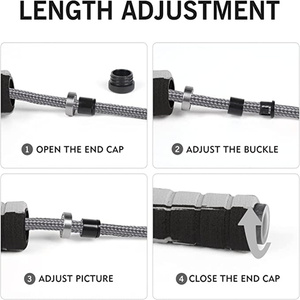 Corde à sauter CHOOYOU réglable et lestée pour l'exercice physique et la remise en forme - Product Image 3