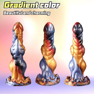 Hete Verkoop Xxl Lichtgevende Siliconen Anale Plug Grote Enorme Wolf Dildo Monster Penis Met Zuignap Voor Vrouwen Masturbatie Seksspeeltjes Winkel - Product Image 5