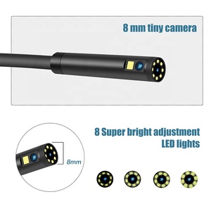 Nouveau Endoscope P40 à <span class=keywords><strong>double</strong></span> <span class=keywords><strong>objectif</strong></span> 7.9mm caméra d'inspection étanche à <span class=keywords><strong>double</strong></span> <span class=keywords><strong>objectif</strong></span> portatif 1080P caméra serpent à écran 4.3 pouces - Product Image 2