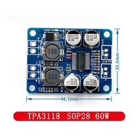 Modul Papan Penguat Audio Digital XH-M311 Versi Mini TPA3118 60W 30W Mono Power Amplifier Development Kits