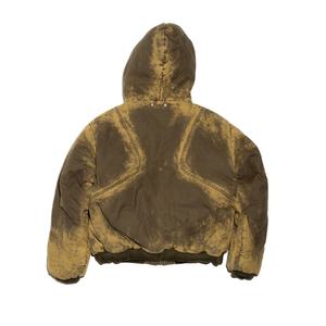 Veste en coton délavé pour homme, personnalisable avec logo de marque, style streetwear, effet stone wash, prix de gros - Product Image 4