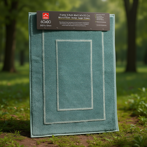 Tapis de bain FRAME Art 39 Sage (90x60cm) YM5023 - Product Image 3