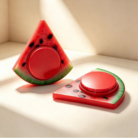 Jinze – Boîtier vide transparent pour fard à joues, compact cosmétique, mini-boîtier vide pour fard à paupières, couleur unique