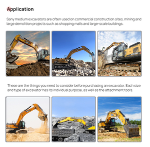 حفارة ساني 21 طن 22 طن 23 طن <span class=keywords><strong>25</strong></span> طن طراز Sy215 Sy225 Sy245 معدات بناء وتعدين حفارة زاحفة 30 طن - Product Image 6