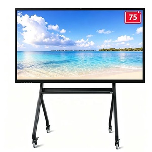 Tableau interactif compatible avec la certification EDLA, écran tactile numérique LED 4K, tableau blanc intelligent pour l'enseignement <span class=keywords><strong>scolaire</strong></span>, panneau plat 16 Go, 75 pouces, 40 - Product Image 1
