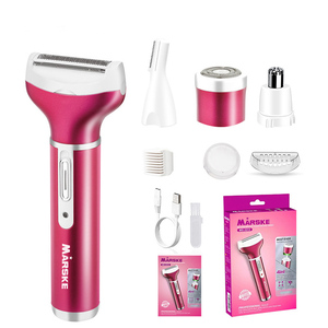 Depiladora USB recargable 4 en 1 para depilación de nariz, Barba, <span class=keywords><strong>cejas</strong></span>, afeitadora femenina, máquina de depilación - Product Image 3