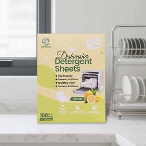 Detergente para platos, hoja de lavado ecológico, hoja de tabletas para lavavajillas - Product Image 4