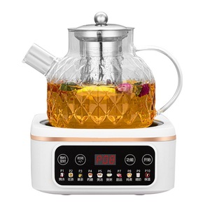 Smart Glass Teapot 1000Ml 800W With <b>Timer</b> For Home Office Use - Product Image 3