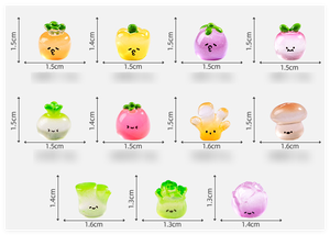 ของเล่นอาหารจำลอง 3 มิติ เรืองแสง สำหรับบ้านตุ๊กตา รูปแบบ<span class=keywords><strong>ผัก</strong></span>ผลไม้ เช่น พริกไทย ถั่วลิสง มะเขือยาว ฟักทอง ขิง กะหล่ำปลี แครอท มะเขือเทศ มันฝรั่ง - Product Image 6