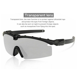<span class=keywords><strong>Lunettes</strong></span> de tir de chasse tactique avec 4 lentilles interchangeables Protection des yeux à fort impact - Product Image 5