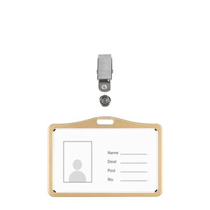 Porta Tarjetas de Identificación Metálico al por Mayor con Clip y Logotipo Impreso - Product Image 4