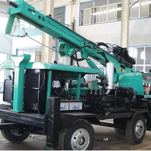 HF510T 100m 200m 500m deep water well drilling rig machine supplier price