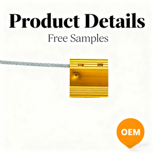 ซีลสายเคเบิล HS-CS 3002 ABS พร้อมเคลือบพลาสติก ซีลสายโลหะความปลอดภัยสูง พร้อมป้าย - Product Image 4