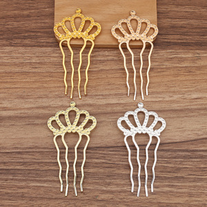 (14701) Accessoire : <span class=keywords><strong>Peigne</strong></span> à cheveux en alliage orné <span class=keywords><strong>de</strong></span> perles et <span class=keywords><strong>de</strong></span> diamants - Product Image 5