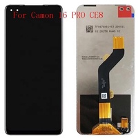 Écran LCD tactile complet noir de 6,8 pouces 100 % testé avec numériseur et panneau de remplacement pour Tecno Camon 16 CE7 CE7j CE9h