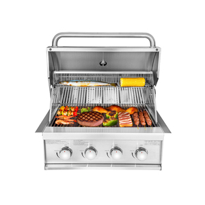 Heißer Verkauf CE 4-Brenner Luxuriöser Einbau-Gasherd Moderner Stahl Premium Multifunktions-Grill Pizza-Smoker-Ofen - Product Image 6