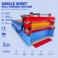 Machine de formage à rouleaux pour toitures et murs, machine de fabrication de tuiles, machine de formage à rouleaux simple