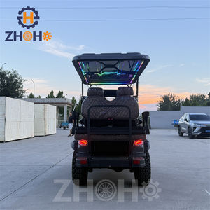 Voiturette <span class=keywords><strong>de</strong></span> golf personnalisée avec sièges sur mesure - Vente directe du fabricant chinois, conception sur mesure pour les propriétés privées - Product Image 6