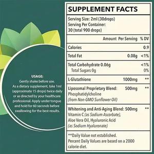 Cápsulas de L-glutatión Gestión DE LA PIEL L-glutatión en polvo Suministro de fábrica Gotas de L-glutatión - Product Image 2