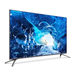 43 50 55 65 75 inch Frameless design Optional gold border Professional supplier lcd screen smart TV