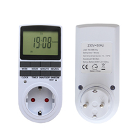 Pantalla digital Temporizador de agua del grifo 24H Controlador de riego programable enchufable con perilla para sistema de goteo