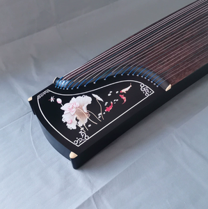 <span class=keywords><strong>Guzheng</strong></span> en bois de rose gravé en gros, 21 cordes, zither chinois avec motifs sculptés, instrument de musique traditionnel pour la pratique - Product Image 4