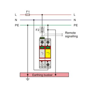 कारखाना टेलीबाहन 275v 255v 20ka t2 1 p + npka kema cb 1 चरण t1 + 1 सिस्टम वृद्धि बकाया बिजली संरक्षण उपकरण - Product Image 6