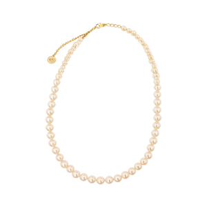 Collier de perles en acier inoxydable 316L plaqué or PVD, bijoux durables et résistants pour femmes - Product Image 2