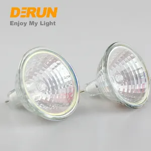 Hot bán 20W 35W 40W 50W 12V Halogen MR16 gu5.3 gx5.3 cơ sở Halogen bóng đèn MR16 ánh sáng tại chỗ với CE ROHS