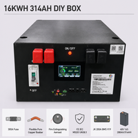 Batería Lifepo4 de 16KWh, Actualización V2 del Modelo JK V19, BMS de 200A, 48V, 280Ah, 15Kwh, para Sistemas de Almacenamiento de Energía Doméstica, Sistemas DIY