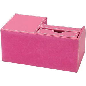 Màu Hồng Chất Lượng Cao PU Da Xách Tay Đa-Chức Năng Bút Chì Chủ Bàn Tổ Chức Văn Phòng Máy Tính Để Bàn Văn Phòng Phẩm Tổ Chức - Product Image 1