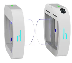 OEM IC/ID распознавание лица, контроль доступа, стеклянный турникет с откидной крышкой для детской площадки, детского сада, школы